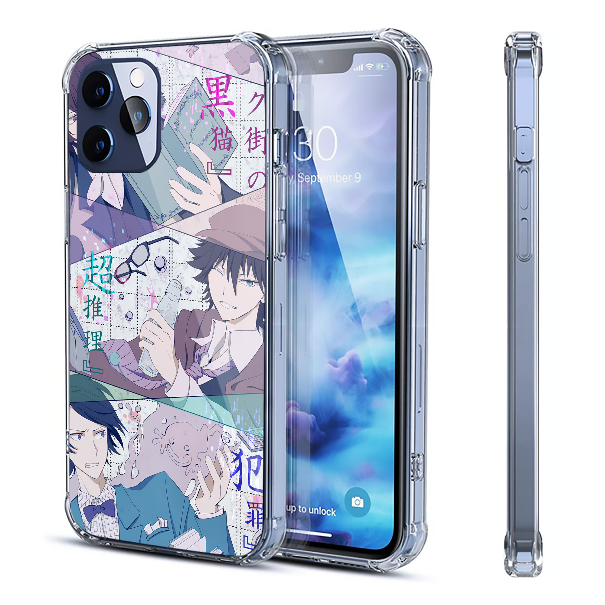 （画像用） 文豪ストレイドッグス Bungo Stray Dogs 【iPhone 12シリーズ対応】透明スマホケース（クリアソフトケース）